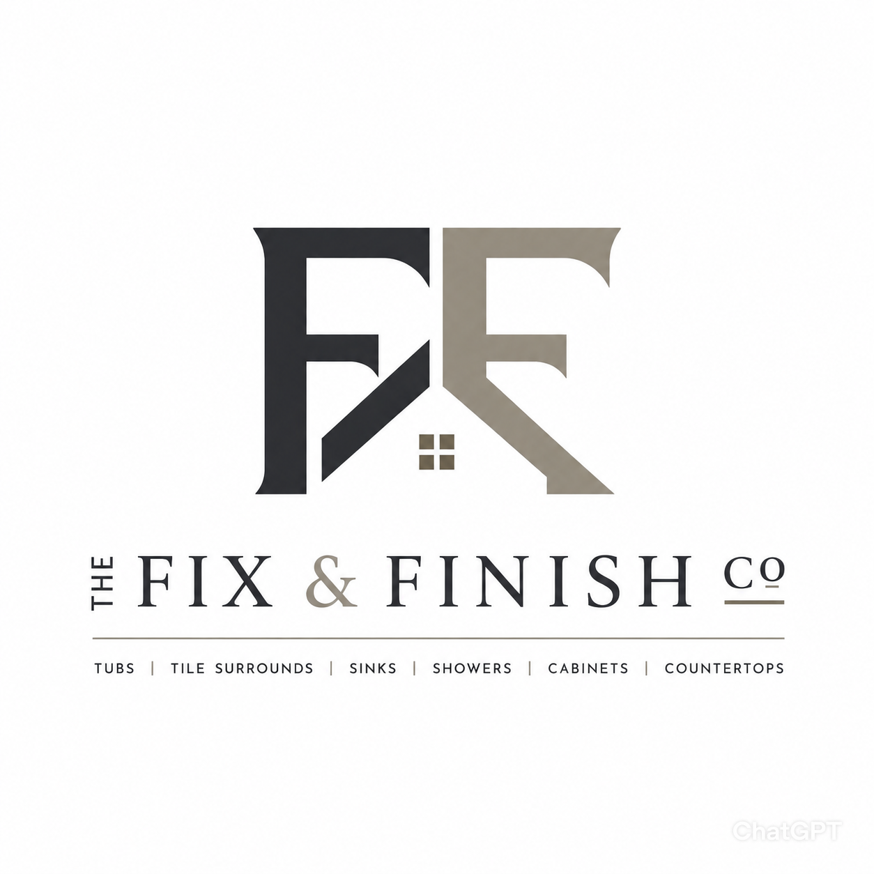 The Fix & Finish Co. full logo for Central New York refinishing services